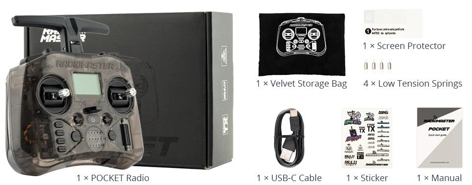 Pocket Radio Controller (M2) Charcoal